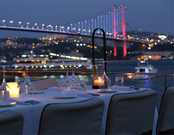 İstanbul'da manzaralı mekan