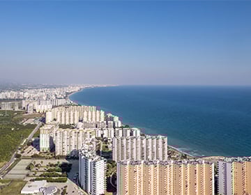Immobiliers le long de la côte de Mersin Immobiliers le long de la côte de Mersin