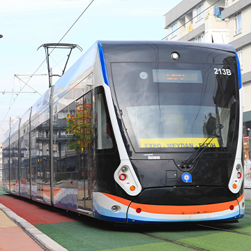 electric train on rails electric train on rails