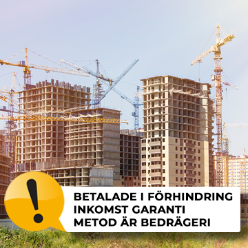 Förskottsbetalning av hyresinkomstgaranti Förskottsbetalning av hyresinkomstgaranti