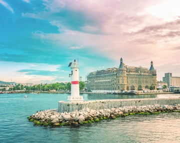 Kadikoy, Istanbul, Haydarpasa, Marmara Sea Kadikoy, Istanbul, Haydarpasa, Marmara Sea
