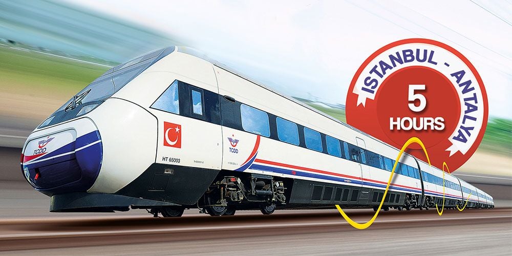 From Istanbul to Antalya with High Speed Train