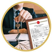 Steg 5: Transaktion med betalning och titelakt Steg 5: Transaktion med betalning och titelakt