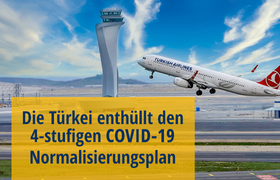 Die Türkei enthüllt den 4-stufigen Covid-19 Normalisierungsplan