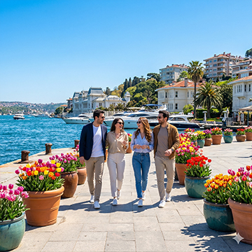 Festival sırasında İstanbul’daki parklar ve meydanlar milyonlarca laleyle dolar