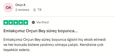 Antalya Ofis testimonial