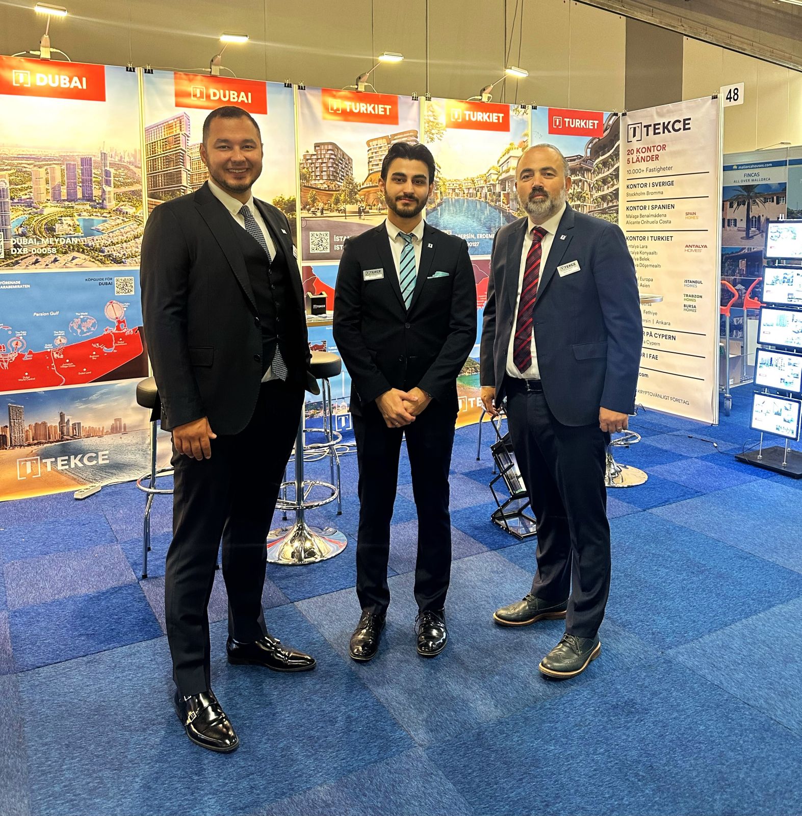 exhibition area with tekce company