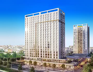 skyscraper, blue-sky, city, istanbul skyscraper, blue-sky, city, istanbul