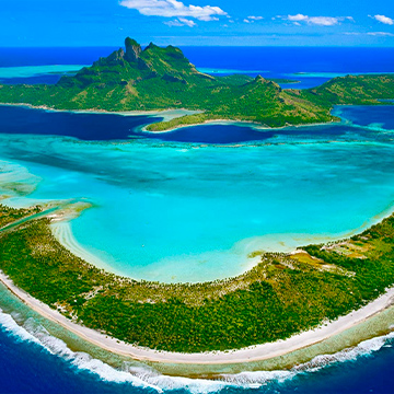 beauté tropicale à Bora Bora Polynésie