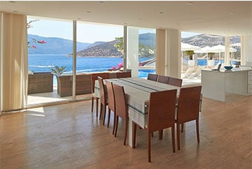 Apartments in Kas and Kalkan with a view of the sea