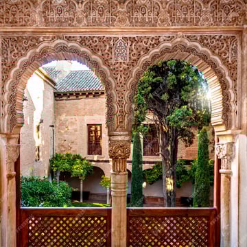 La Alhambra en Granada, España La Alhambra en Granada, España