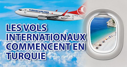International Flights Start to Turkey International Flights Start to Turkey