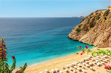 the beaches in Antalya allow a 9-month swimming season the beaches in Antalya allow a 9-month swimming season