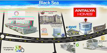 Wo liegt Antalya Homes Trabzon? Wo liegt Antalya Homes Trabzon?