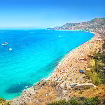 beautiful view of cleopatra beach with blue sea and sky and boats beautiful view of cleopatra beach with blue sea and sky and boats
