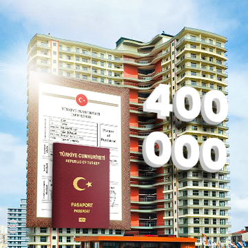 مبلغ خرید ملک برای اخذ شهروندی ترکیه اکنون 400.000 دلار است